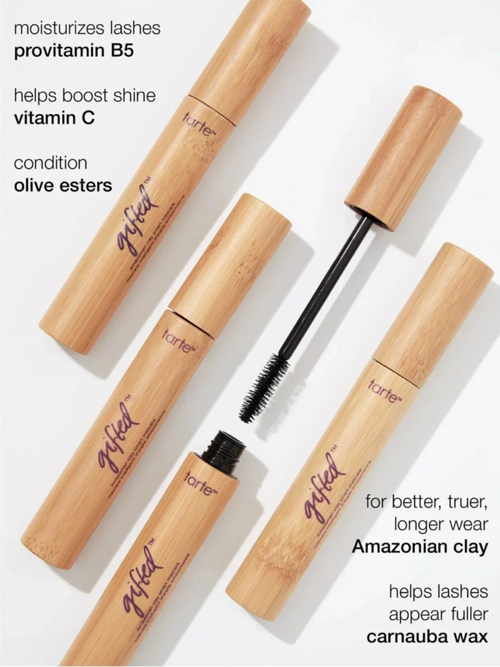 3/$12 Tarte Gifted Amazonian Clay Smart Mascara .16oz